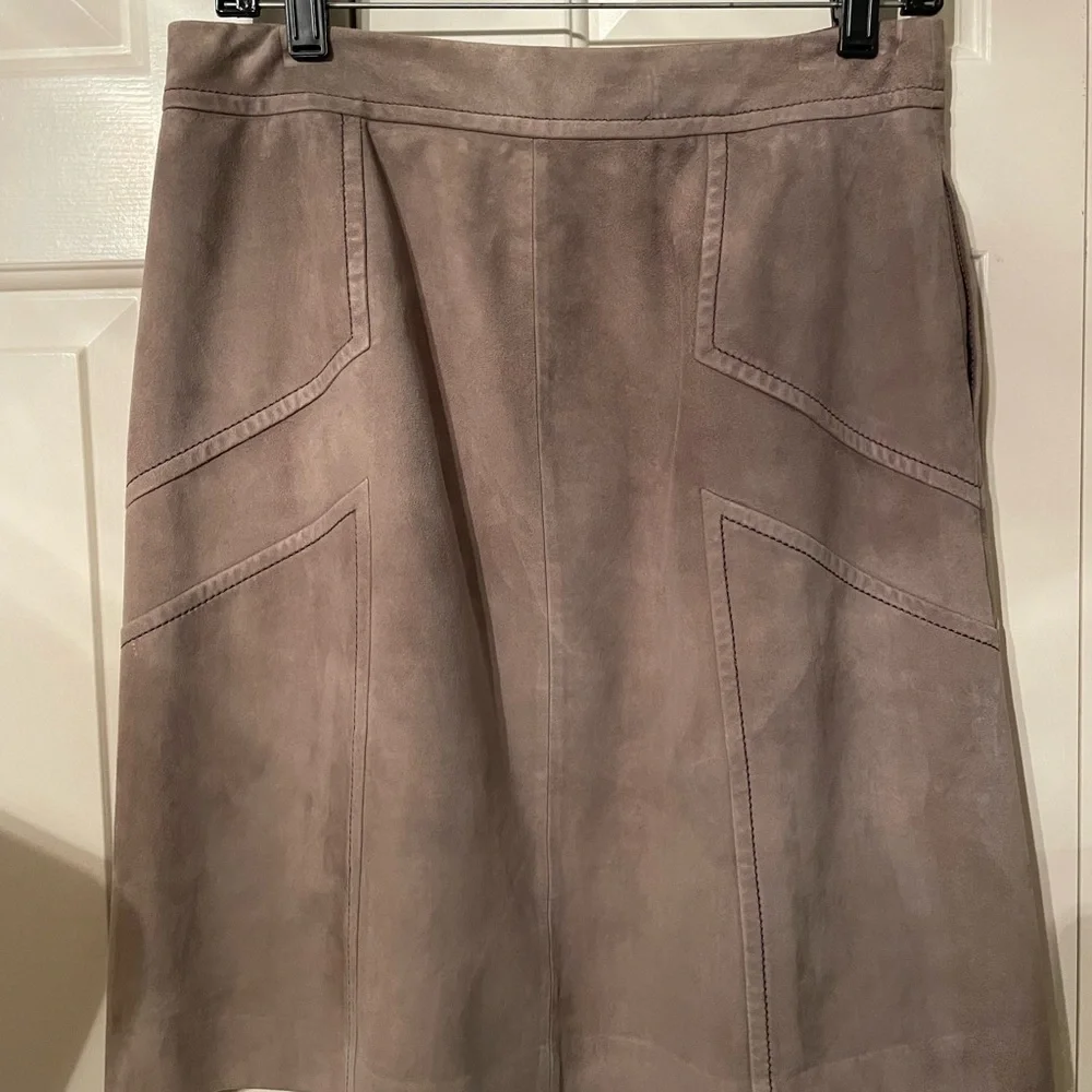 Lafayette 148 suede skirt - Picture 7 of 7